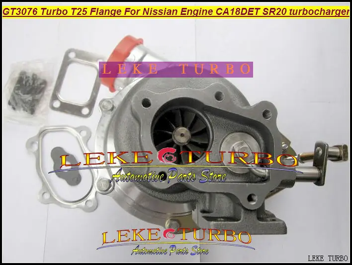Оптовая продажа Новый турбокомпрессор GT3076 T25 с фланцем Для Nissian Engine CA18DET SR20 Turbo