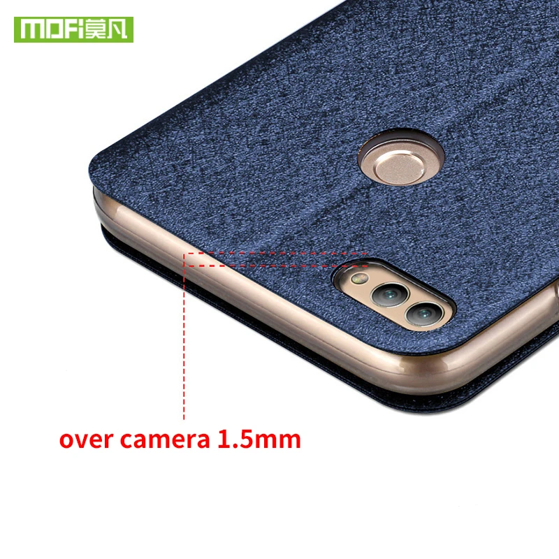 Чехол Mofi для Huawei Y9 2018 роскошный мягкий силиконовый чехол из ТПУ кожаный телефона Y