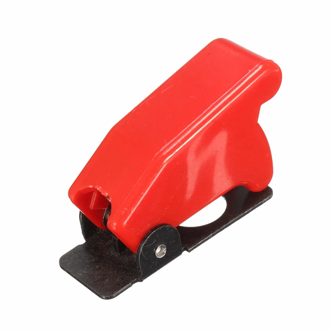 New 1 Set Toggle Switch Heavy Duty ON/OFF SPST Small Switch Flick 6A/250V AC 10A/125V AC with Cover + Waterproof Boot