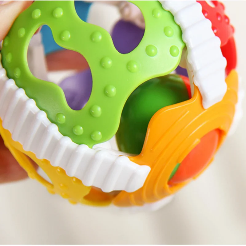 Safty Baby Toy Ball Toy Rattles Infant Toddlers Boys Girls Development Baby Toys Plastic Hand Bell Teather (Random Color) Safty Baby Toy Ball Toy Rattles Infant Toddlers Boys Girls Development Baby Toys Plastic Hand Bell Teather (Random Color)
