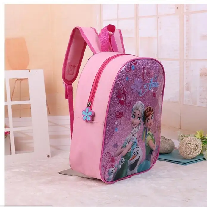  2019 New kids cartoon Elsa Anna schoolbag girls princess cute school bag sofia Kindergarten backpac - 1000008163769