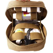 Сумка для первой помощи, многофункциональная сумка для выживания EDC Molle, прочная сумка на пояс, сумка на молнии, сумка для охоты