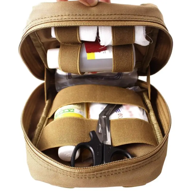 First Aid Kit Survival Bag Multifunctional EDC Molle Durable Belt Pouch