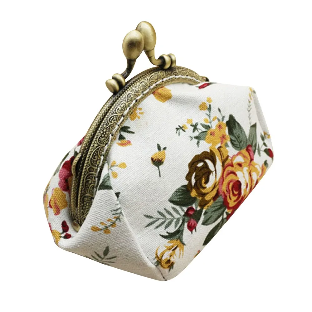 Funny Giraffes Coin Purses Vintage Pouch Kiss-lock Change Purse Wallets
