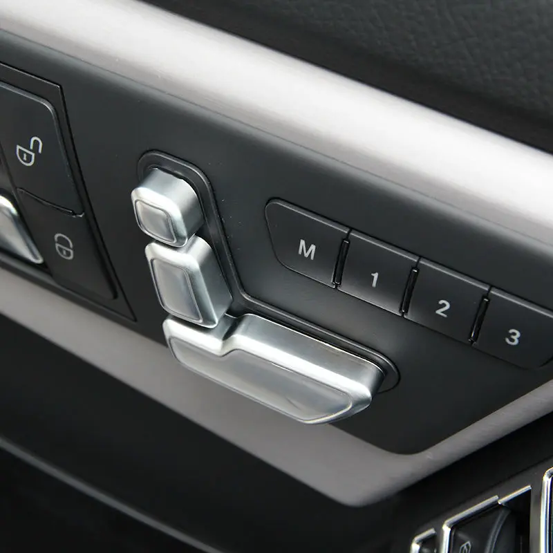 6 шт. хромированные накладки на кнопки для Mercedes Benz W246 W212 218 W146 X204 X156 B E CLS GLA GLK ML|for