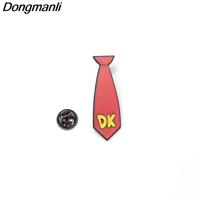 Эмалированные булавки и броши для женщин мужчин P2713 Dongmanli Donkey tie значок рюкзака
