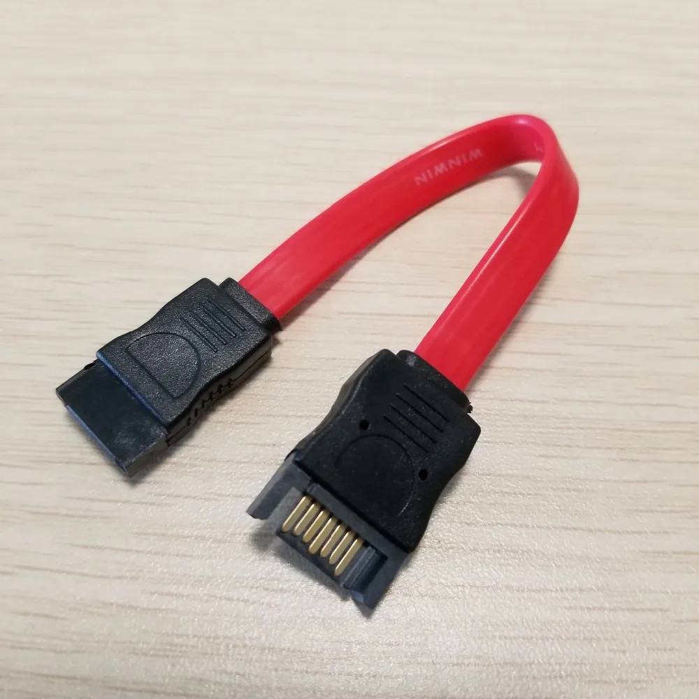 

Hard Dirve SATA Data Extension Serial Power Cable Male to Female Red 10cm