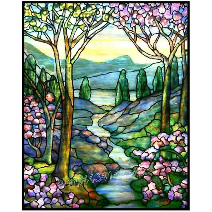 

Square drill 5d diy diamond painting cross stitch tree flower picture mosaic 3D diamond embroidery sewing art mural