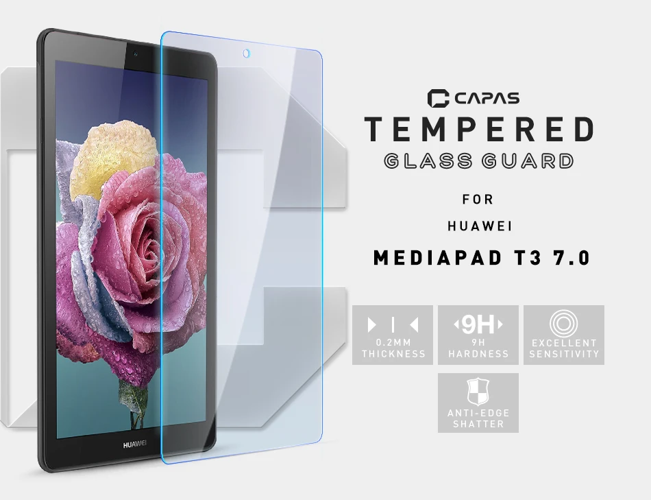 Huawei MediaPad T3 10 7 закаленное стекло для MediaPad T3 7 10 дюймов защитный экран для планшета PC Защитная пленка Противоударная ЖК-защита
