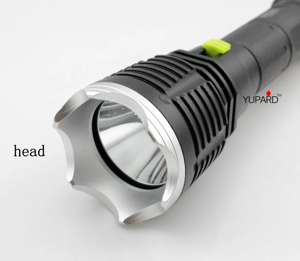 YUPARD Дайвинг дайвер подводный водонепроницаемый XM-L2 светодиодный фонарь T6 один режим 18650/26650 перезаряжаемый аккумулятор