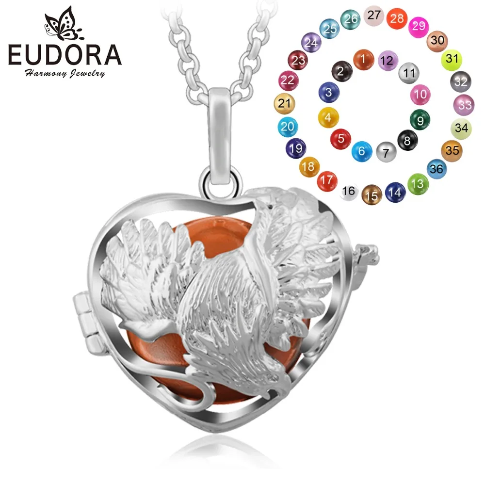 

Eudora Harmony Ball Eagle Animal Design Baby Angel Caller Cage Pendant Floating Bola Aromatherapy Locket Pendant Gift K174N20