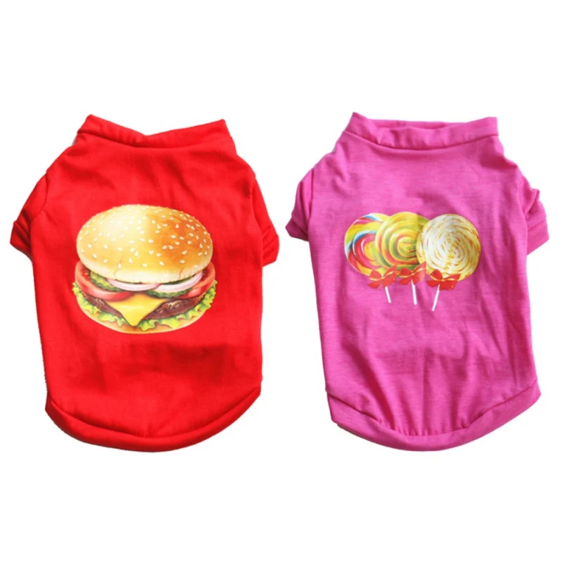 

Pet Spring Summer Dog Clothing Shirts Supplies Pet Puppy Summer Shirt Clothes Outerwear Clothing Vest T Shirt for Small Dog Cat