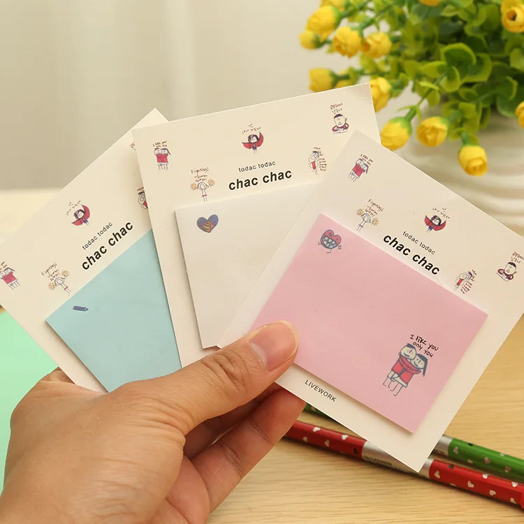 Funny Man Memo Pad Sticky Notes Memo Notepad School Office Supply