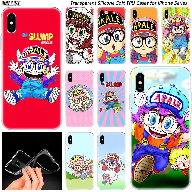 Hot Anime Dr. Slump Arale Fashion Silicone Case Cover for Apple iPhones 11 Pro XS Max X XR 7 8 6 6s Plus 5S SE TPU Soft Cases | Мобильные