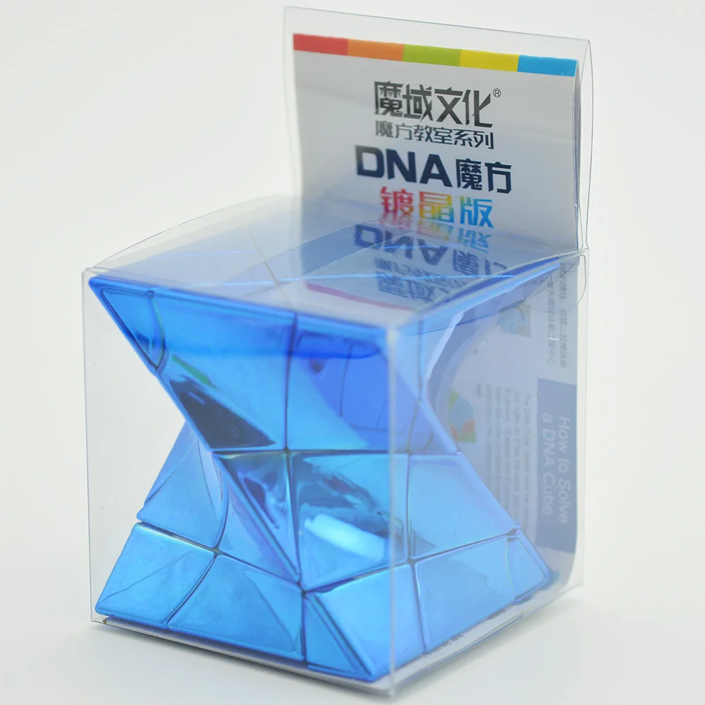 Moyu Mofangjiaoshi DNA Fisher Magic Cube Синий Красный Пазлы скорость Cubo Magico Развивающие игрушки для детей