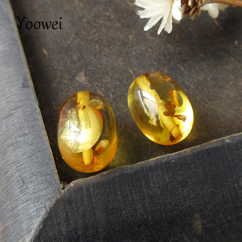 amber beads (10)