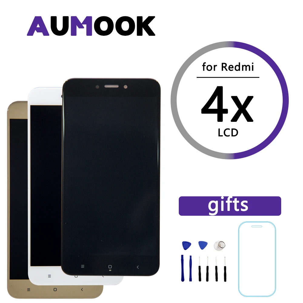 Goedkoop 5.0 inch Premium Kwaliteit voor XIAOMI Redmi 4X Display Touch Screen Digitizer Vergadering LCD + Frame Vervanging voor Redmi 4X screen