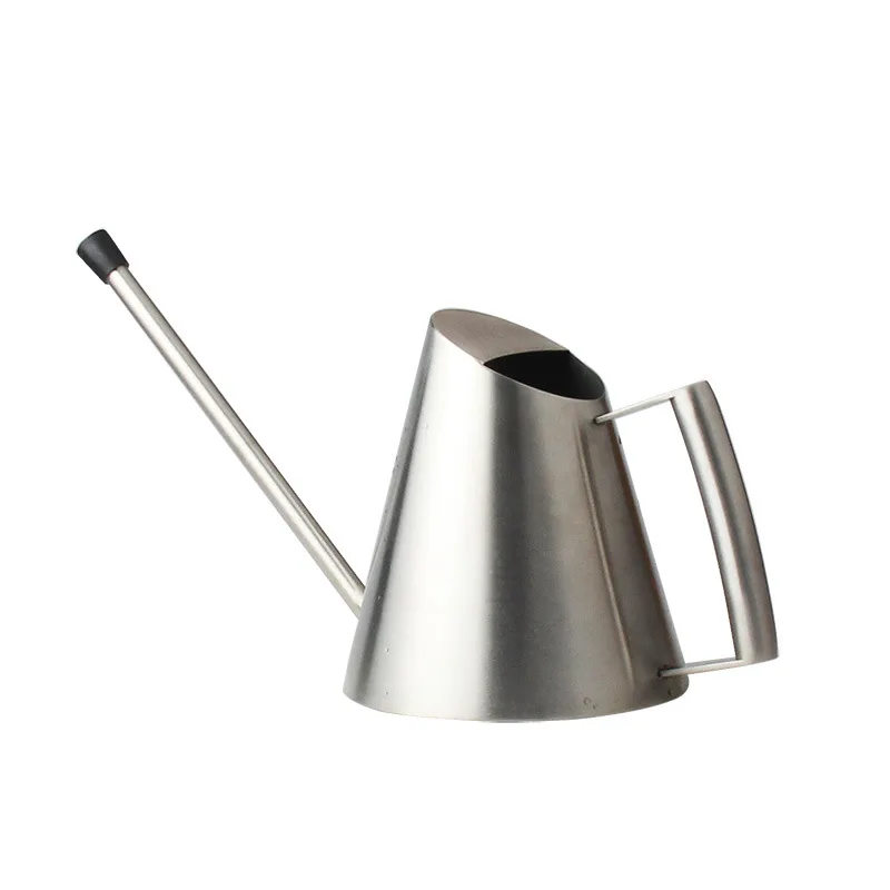 1.5L stainless steel watering flower bottle fine mouth drip flower pot watering cane long mouth succulent plant watering device
