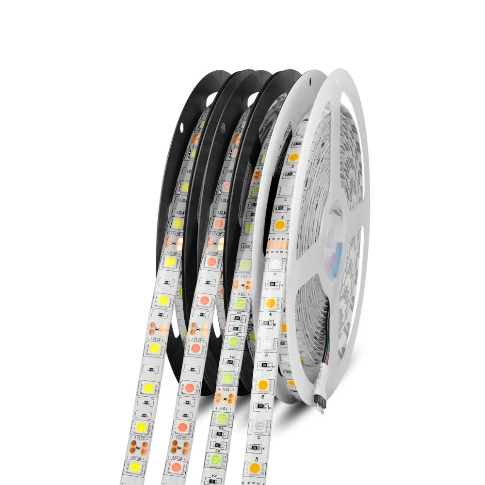 1 упаковка 5050 SMD Светодиодная лента RGB RGBW (RGB + белый) RGBWW теплый гибкий светодиодный