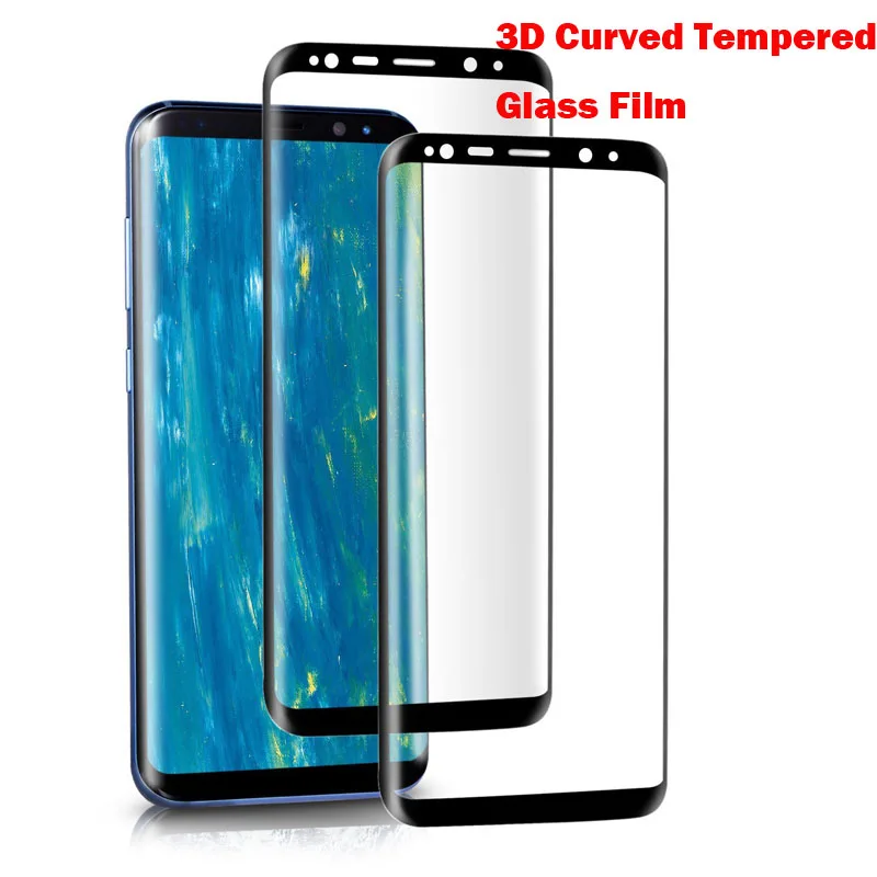 100pcs 3D Curved Tempered Glass Protector Full Coverage