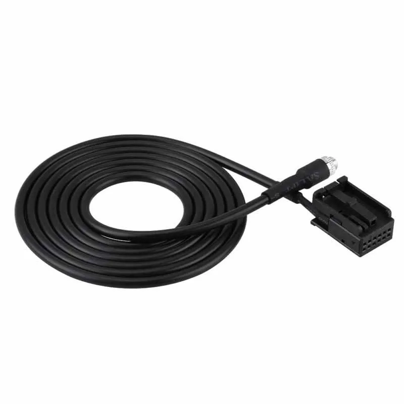 Адаптер Aux кабель для Ford/Focus/Mondeo черный 3,5 мм Женский пластик+ металлический аудио вход с удалением ключей 12Pin