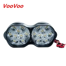 VOOVOO светодиодный мотоциклетный головной светильник 30 Вт 3000лм мото светильник в сборе Точечный светильник s мотоциклетный светильник ing 6500 к белый 9-85 в водонепроницаемый