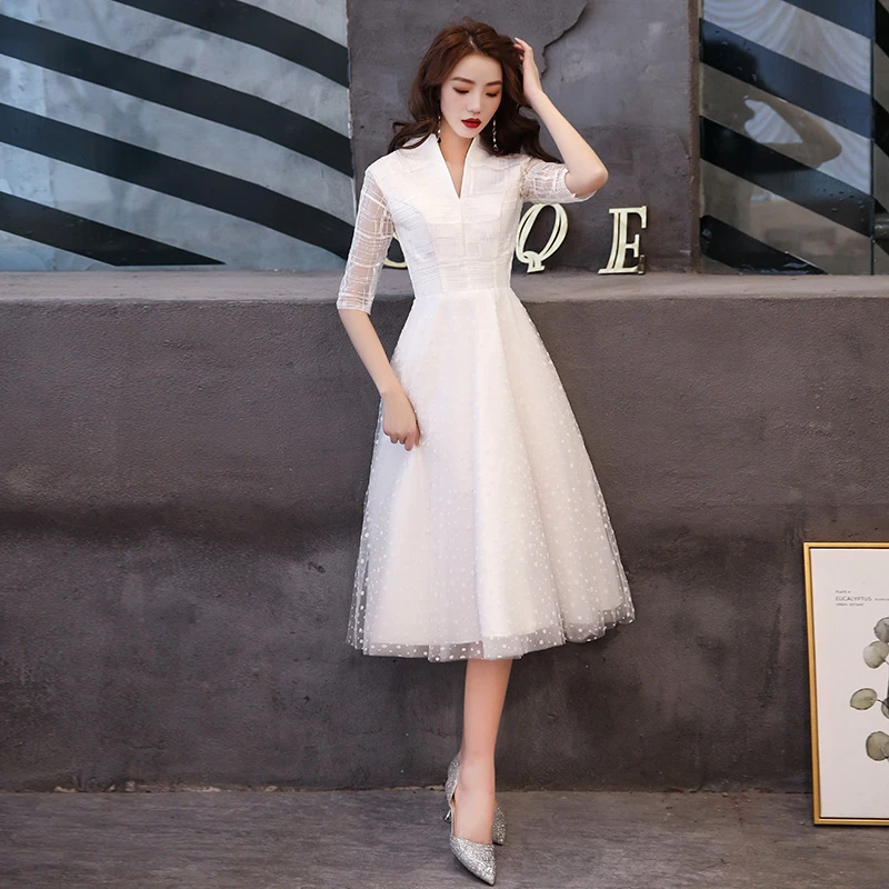 White formal party dresses Clearance