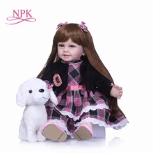 NPK, 55 см, силиконовая кукла-реборн с улыбкой, детский игровой мат, подарок для девочек, Bebe Alive, мягкие игрушки для букетов, кукла, Bebes, Реборн, игрушки