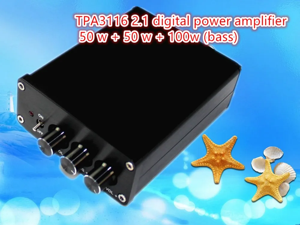 YJ Audio TPA3116 200 Вт 2 1 сабвуфер Hi Fi цифровой аудио усилитель мощности звук хороший чем