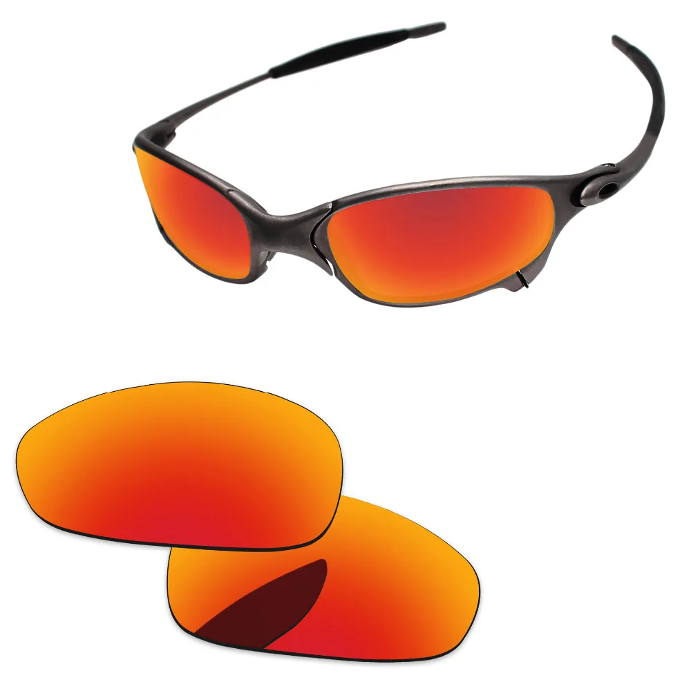 

Polycarbonate-Fire Red Replacement Lenses For Juliet Sunglasses Frame 100% UVA & UVB Protection