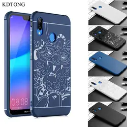 Kdtong чехол для телефона СПС Coque Huawei P20 Lite Дело Мягкие силиконовые ТПУ Дракон СПП Fundas для Huawei P20 Lite дело Капа