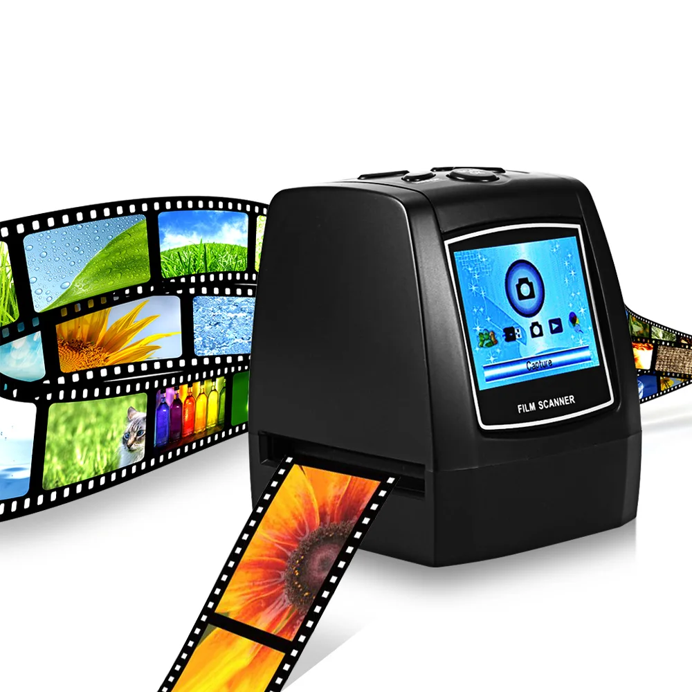 EC718 5MP /10MP Film Scanner 1800/3600 DPI LCD Photo Copier with Speed ...