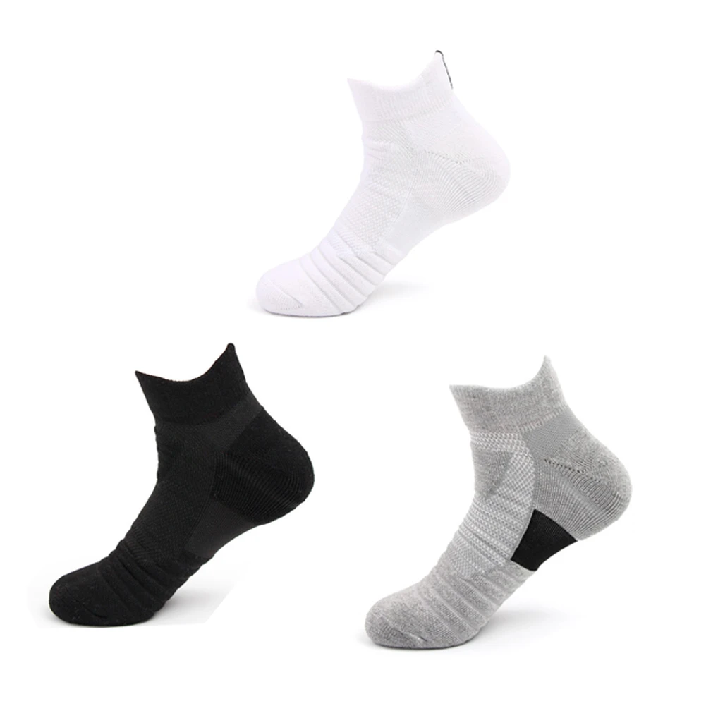 Впитывающие пот нескользящие носки для бега на открытом воздухе походные носки-башмачки с полотенцем дышащие удобные короткие спортивные носки без пятки