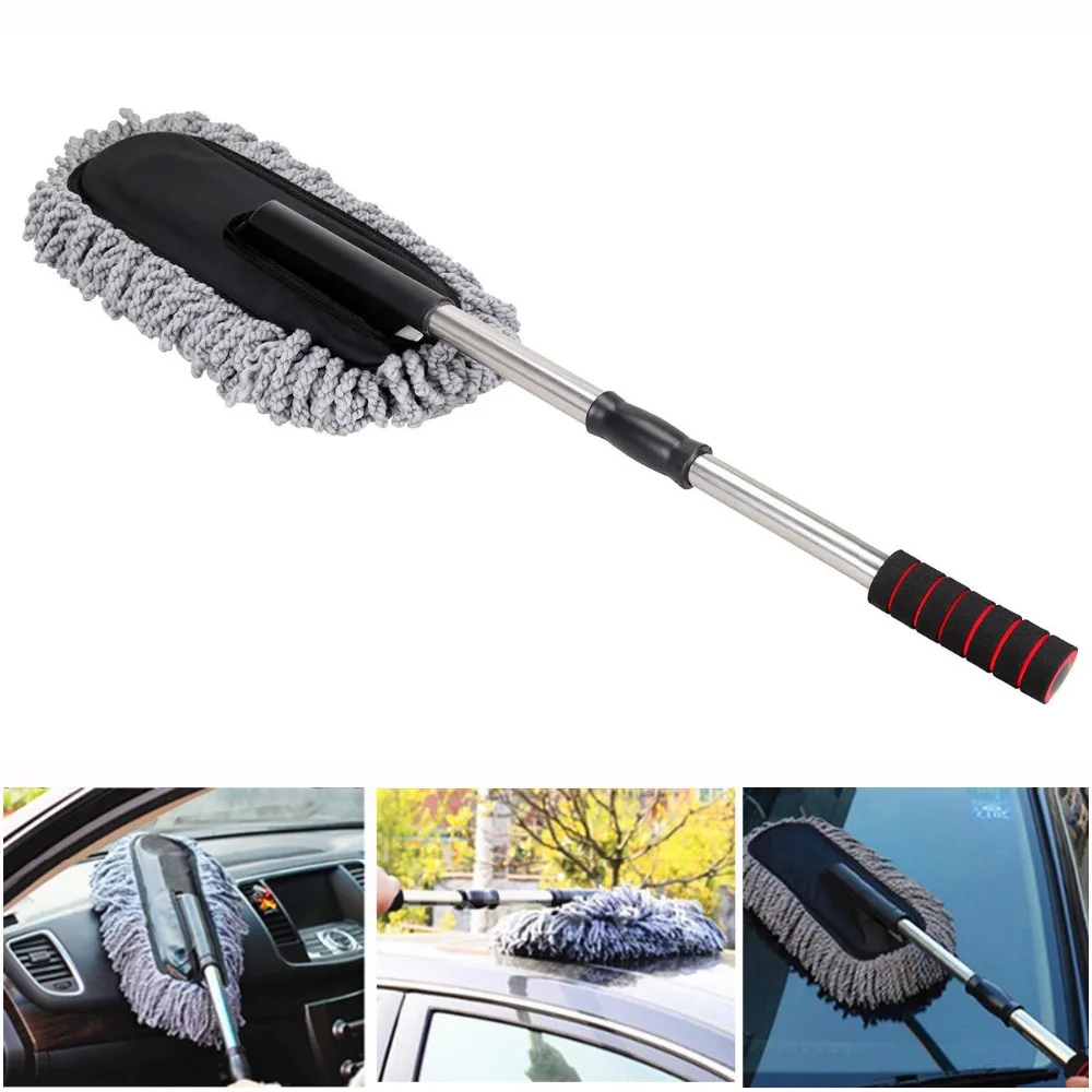 Car Microfiber Dust Brush Cotton Nanofiber Car Cleaning Wash Brush