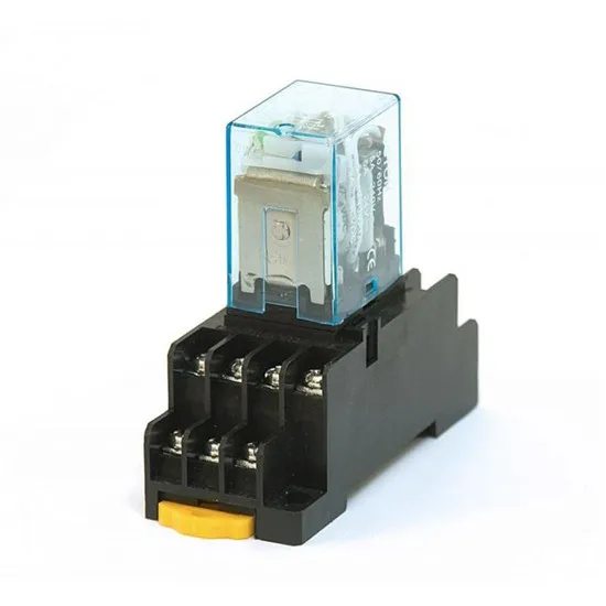 220VAC хорошее качество мини реле питания с гнездом для сигнализации|relay with socket|relay