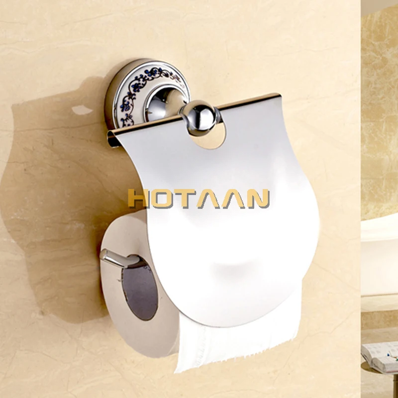 Stainless Steel + ceramic Bathroom Accessories Set Robe hook Paper Holder Towel Bar Towel ring bathroom sets bathroom accessories