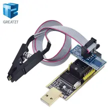 1pcs Smart Electronics CH340 CH340G CH341 CH341A 24 25 Series EEPROM Flash BIOS USB Programmer with Software& Driver