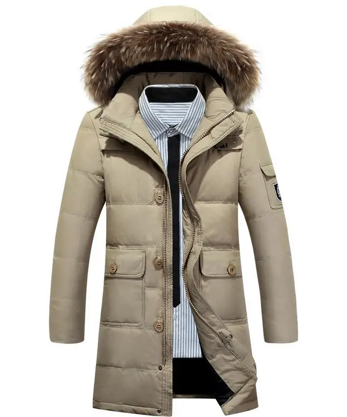 2018 New Russian Winter Down Cotton Jacket Men Fashion Nagymaros Collar