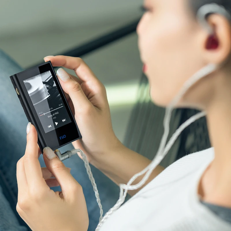 Kaufen FiiO Android basierend M9 HIFI Musik MP3 Player mit Ausgewogene Ausgang Unterstützung WIFI Air Spielen Bluetooth 4,2 aptx HD LDAC DSD128 USB DAC