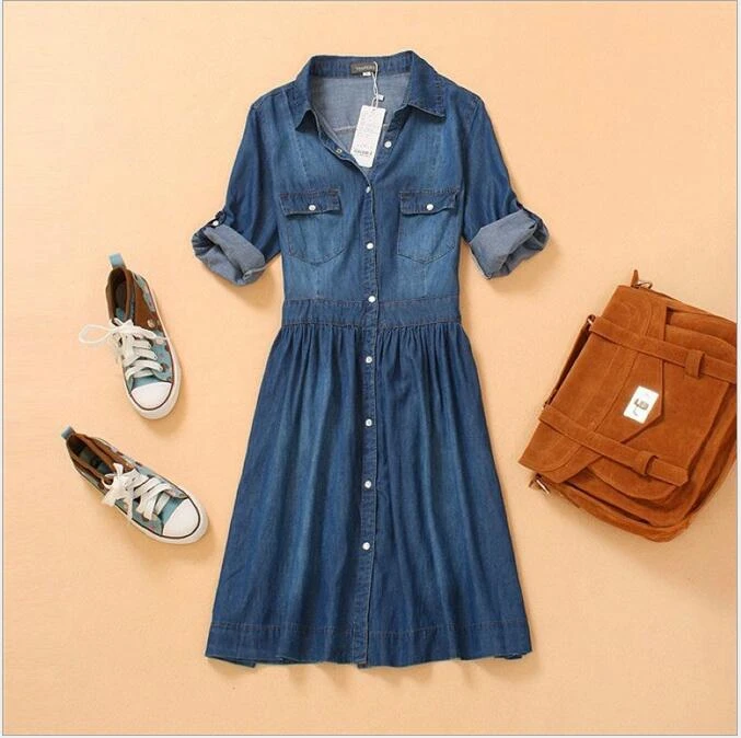 aliexpress denim dress
