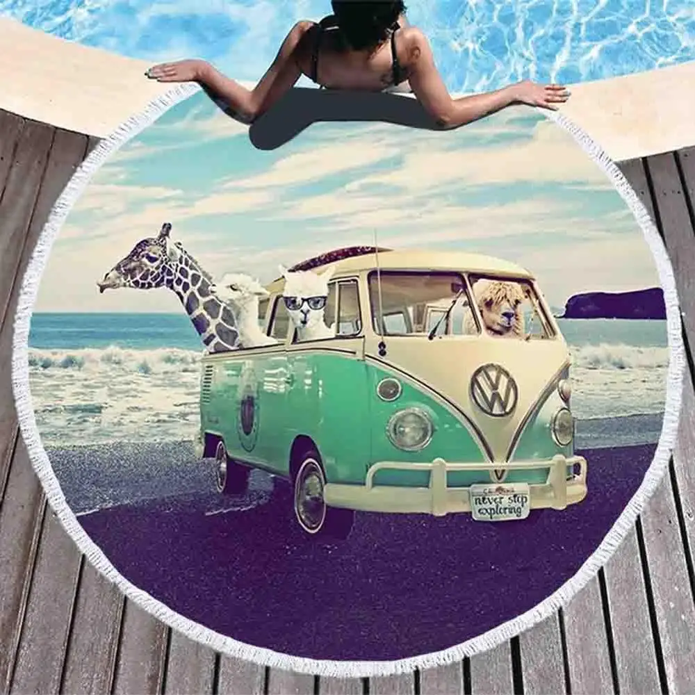 GT8073-1 Seaside Car Tapestry