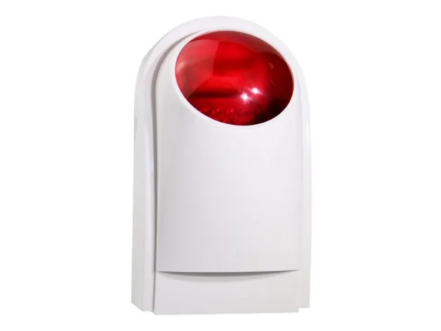 Yobangsecurity Беспроводной открытый Сирена мигающий красный свет Строб Сирена для yb103/yb104 дома Охранной Сигнализации Системы 110db