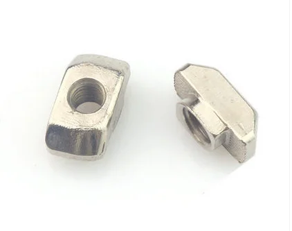 

Prideal 3D Printer Parts M3/M4 Carbon Steel T type Nuts Fastener Aluminum Connector For 2020 Industrial Profile 50pcs/lot