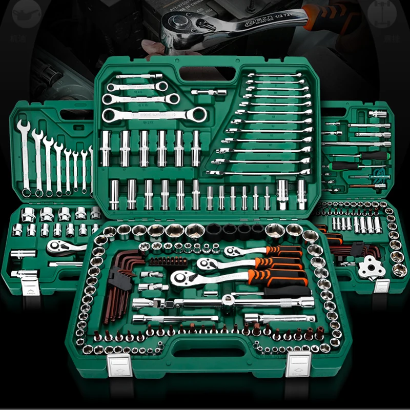

61-150pcs Car Repair Tools set Mechanic Tools Set Socket Wrench Tools for Auto Ratchet Spanner Screwdriver Socket Hex Key Set