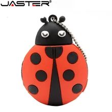 JASTER мультфильм флеш-диск USB 2,0 Милая Божья коровка USB ручка-накопитель 32 ГБ 8 ГБ 4 ГБ 64 Гб 128 ГБ 16 ГБ Memoria Stick Beetle Memory