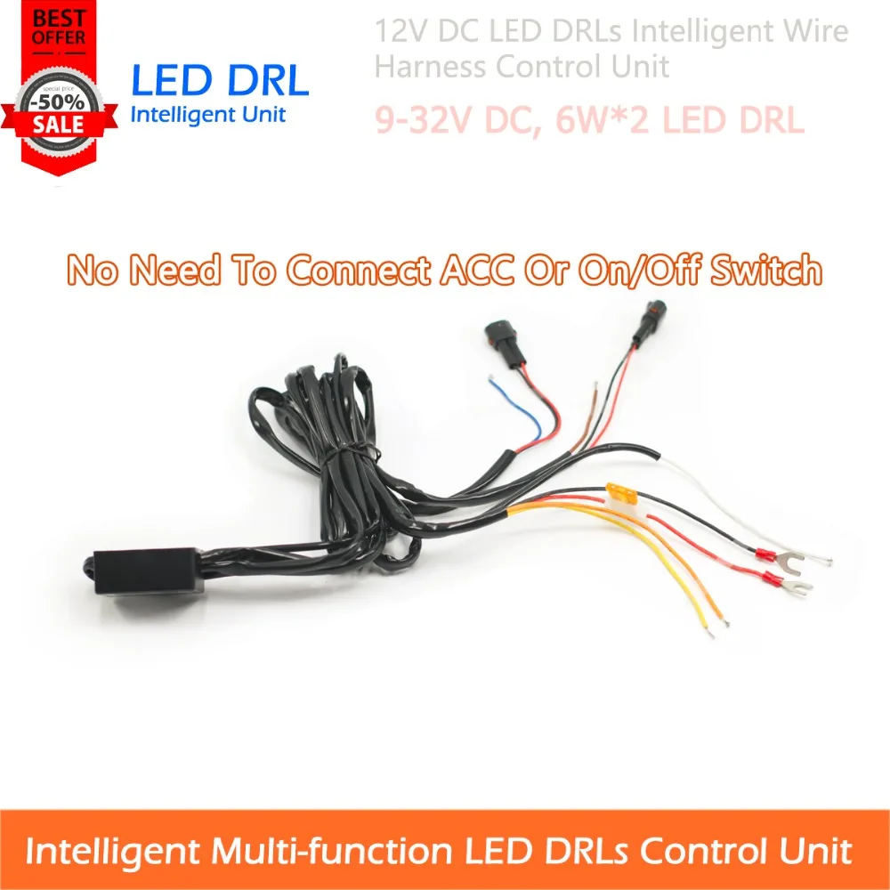 1 Set 9 32v DC LED Daytime Running Light Intelligent Control Multi function Wire Harness Unit on Aliexpress.com | Alibaba Group