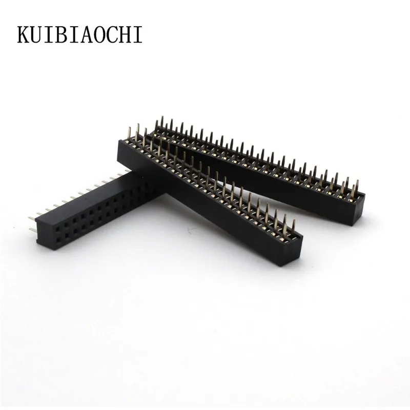 10 шт./лот высокое качество 2x20 Pin 40P 2 мм двухрядный женский прямой шаг заголовка |