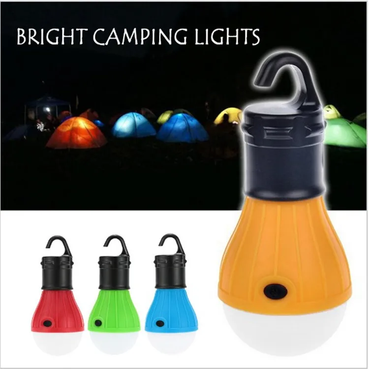 

Portable 3LED Camping Tent Light Bulb Fishing Lantern Lamp Outdoor Hanging Soft Lighting Light New