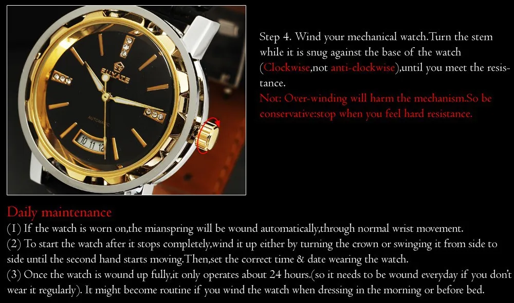 High Quality wristwatch mens automatic