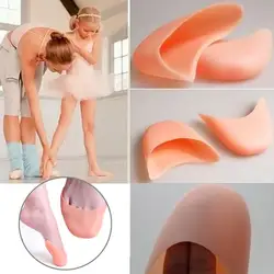 Силиконовые танцевальные пуанты обувь колодки для танцев для девочек балетная защита для пальцев ног для ног коврик для танцора спортсмена